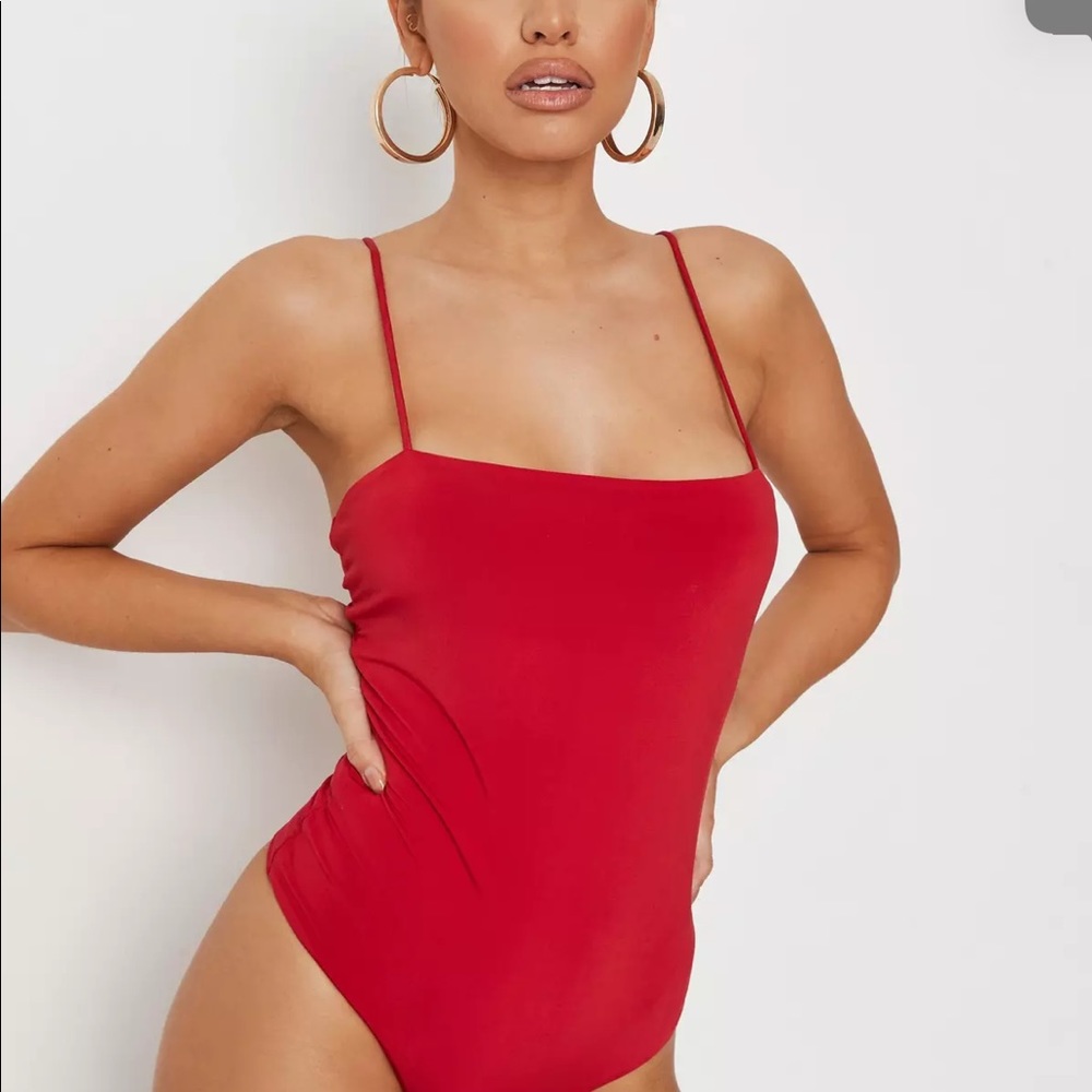 Misguided red bodysuit